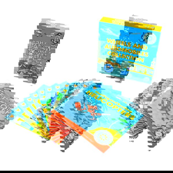 Wheels & Automobiles Collection: 12-Book Set – Educational Kids Books: Wheels, Machines, Boats, Buses & Cars for Fun Learning, Adventure & Creativity