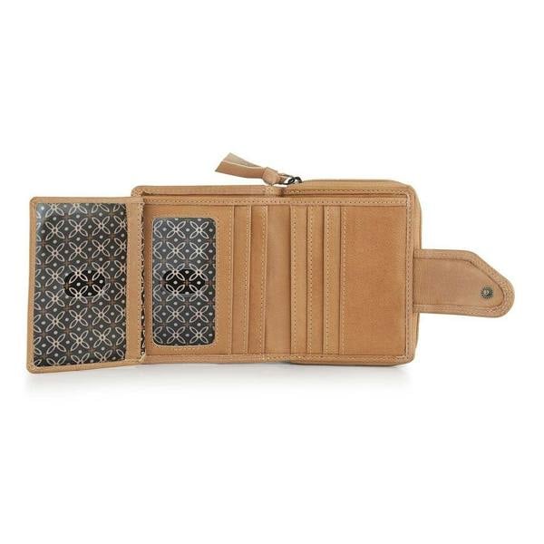 PRIMEHIDE Women's Small Trifold Leather Purse - Selena