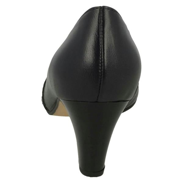 Padders Ladies Padders Heeled Court Shoes Janet