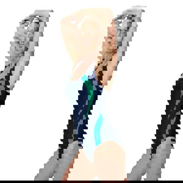 Speedo Quantum Contour Swimsuit - Navy/Teal