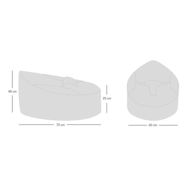 rucomfy Snug Gaga Baby Bean Bag - Soft & Supportive Newborn Seat