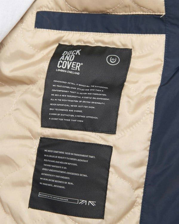 Duck and Cover Blensons Padded Jacket Navy