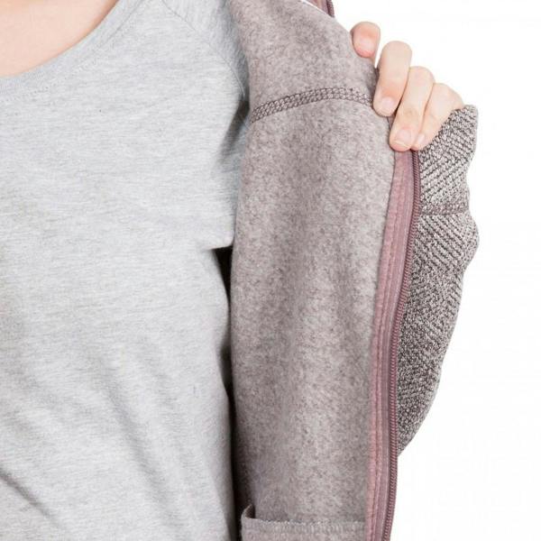 Trespass Womens/Ladies Reserve Hooded Fleece - Dusty Heather - 