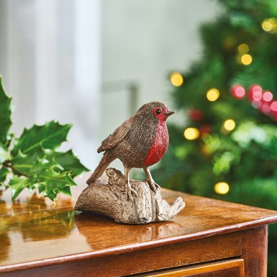 Scotts of Stow Painted Robin - Frith Cold Cast Bronze