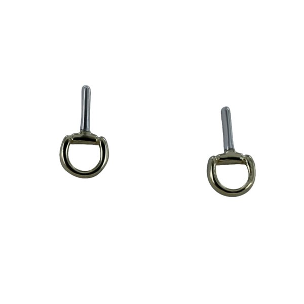 Mini Sterling Silver Snaffle Studs - Reeves & Reeves