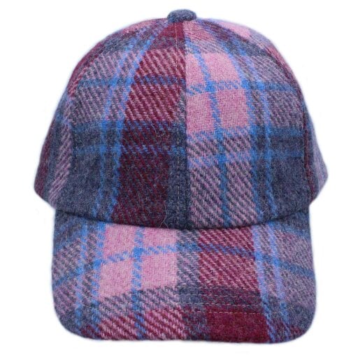 Heather Hats & Accessories Harris Tweed Baseball Trucker Cap, Cotton Lining, Outdoor Wear