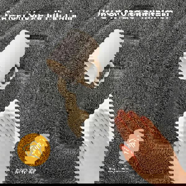 Marlow Large Area Rug for Living Room Bedroom Plush Velvet Soft Floor Carpet