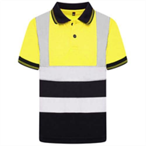 Kids Aviator London AV002 Hi Vis S/S Polo Top