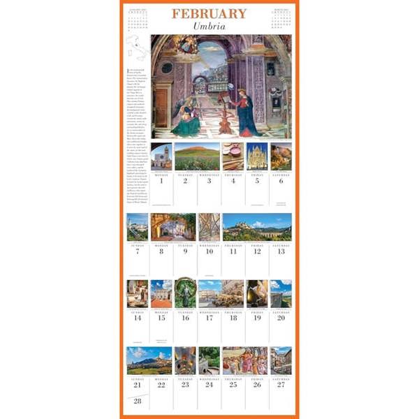 365 Days In Italy Deluxe Calendar 2027, Deluxe Calendars, Month To View, Travel, Gift