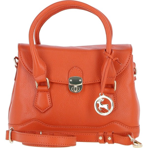 Elegant Leather Handbag With Detachable Crossbody Strap: y-55