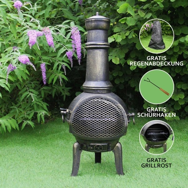 Monstershop Cast Iron Chiminea