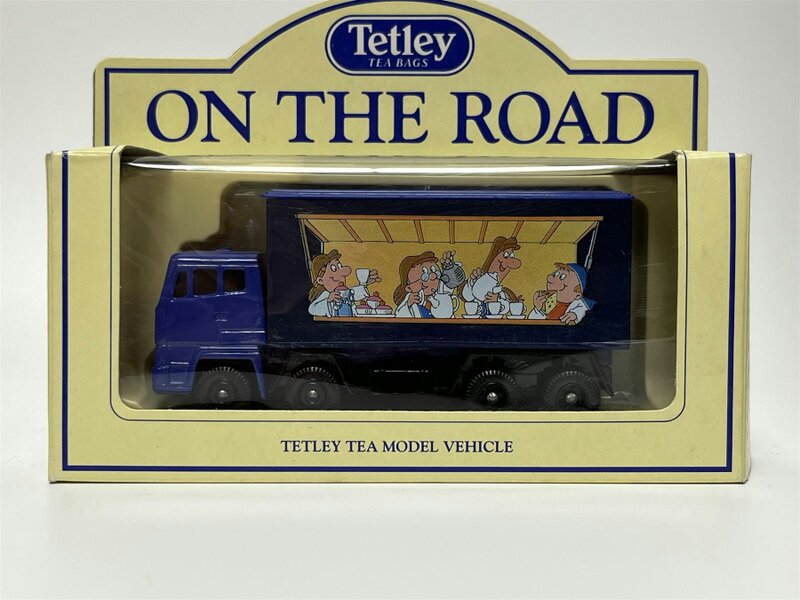 MCSlots Tetley Tea Bags Model Vehicle Delivery Truck 1992 Days Gone Lledo TTDT01D B2