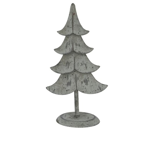 Hill Interiors Metal Tree Christmas Decoration - Grey