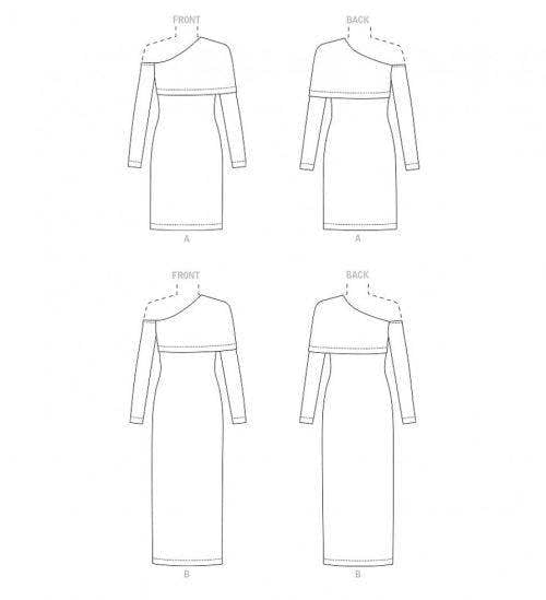 Vogue Sewing Pattern 1906, Dresses for Women, B5 (8-10-12-14-16) - Easy