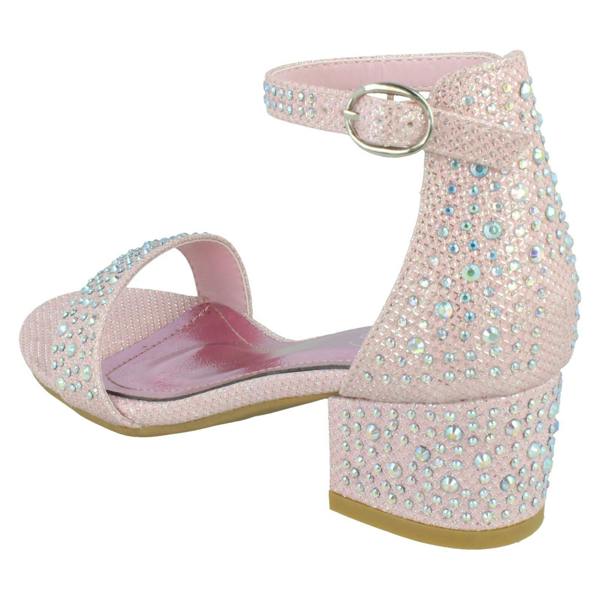 Spot On Girls Spot On Mid Block Heel Sandals H1112