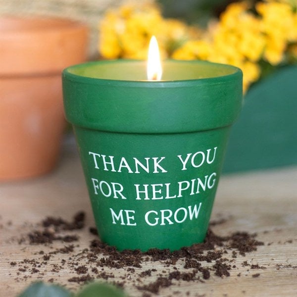 Serano Thank You for Helping Me Grow Citronella Candle