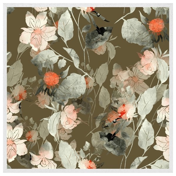 Benjamin Tate Design Imprint fantastic paint bouquet (Picutre Frame)