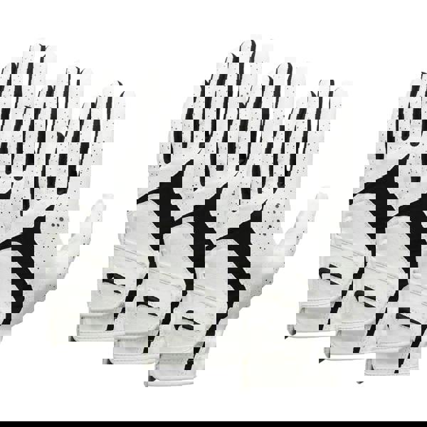 Nike Dura Feel X Golf Gloves (Pack of 3) - White/Black