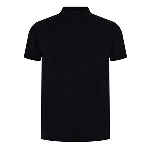 Moschino Swim Logo Polo Shirt - Black