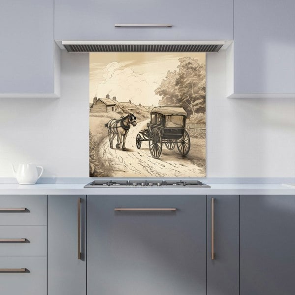 Warren Reed - Designer A Horse And His Cart Kitchen Splashback