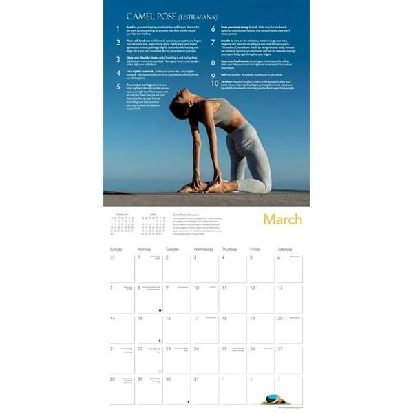 Yoga & Meditation Calendar 2027, Wall Calendars, Month To View, Lifestyle, Gift