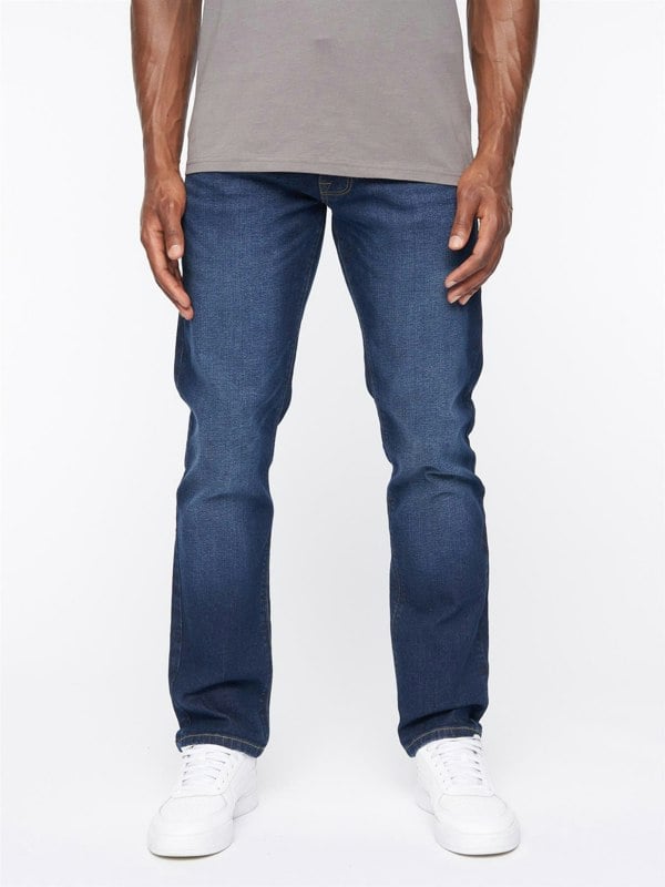 Crosshatch Cadman Straight Jeans Dark Wash