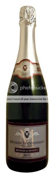 Bertrand de Monceny, Blanc de Blancs Methode Traditionnelle Brut NV 75cl