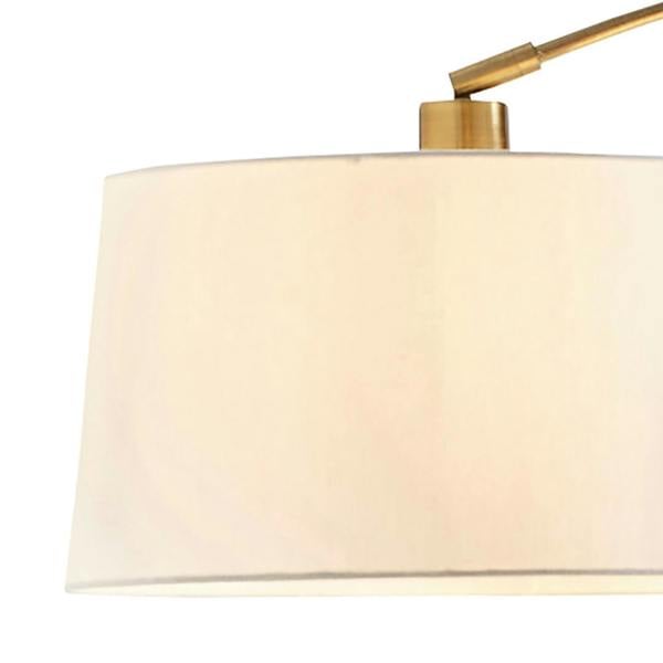 Pagazzi Lighting Jive Antique Brass Arc Floor Lamp