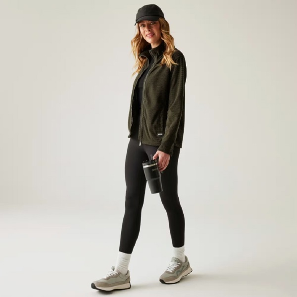 Regatta Womens Heidy Full Zip Fleece - Dark Khaki