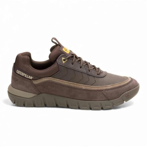 Versage Lo - Men's Brown Leather Hiking Lightweight Trainers - Caterpillar - 1