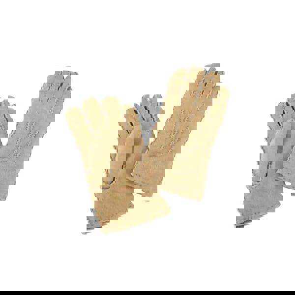 Eastern Counties Leather Womens LSG/SP Stitch Detail Sheepskin Gloves - Beige