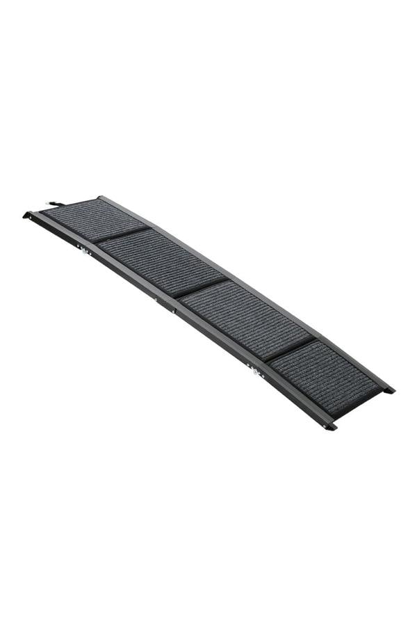 Living and Home 170x44cm Outdoor Foldable Metal Dog Ramp Non-slip Step Pet Ladder for Car