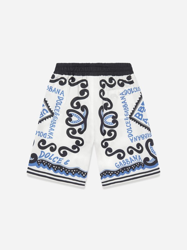 Dolce & Gabbana Kids Dolce & Gabbana Boys DG Marina Bermuda Shorts in Multicolour