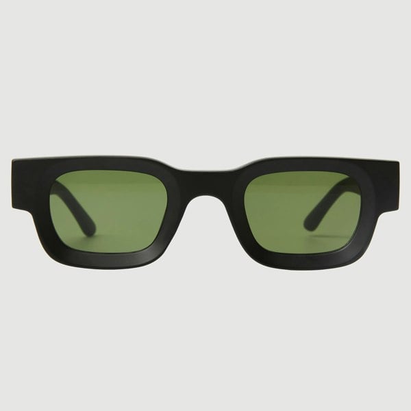 GVNMNT Clothing Co Conflict Sunglasses - Black / Emerald