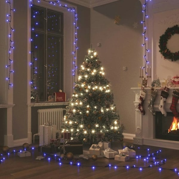 Berkfield Light String with 400 LEDs Blue 40 m 8 Light Effects