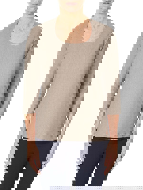 PennyPlain High Back Scoop Neck Top - Cloud