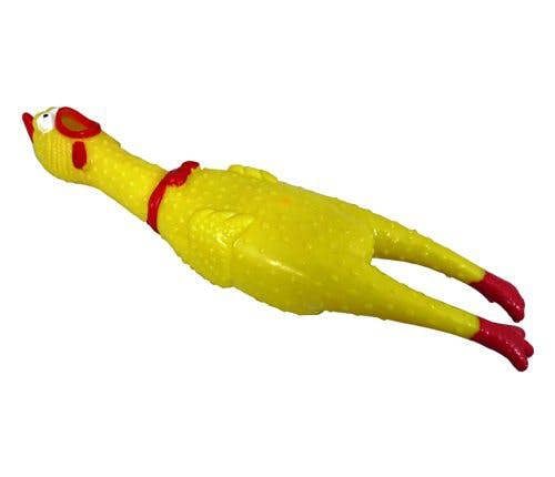 Trev's Toys Squeaky Vinyl Chicken Toy For Dogs - Assorted Designs