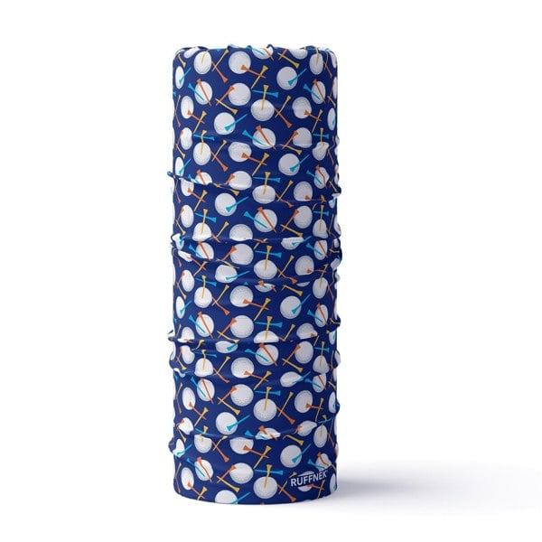 Navy Blue Golf Snood – a breathable, lightweight scarf with a golf ball design, perfect for UK golfers and outdoor enthusiasts. #GolfAccessories #UKGolfGear #SportsSnood #GiftsForGolfers