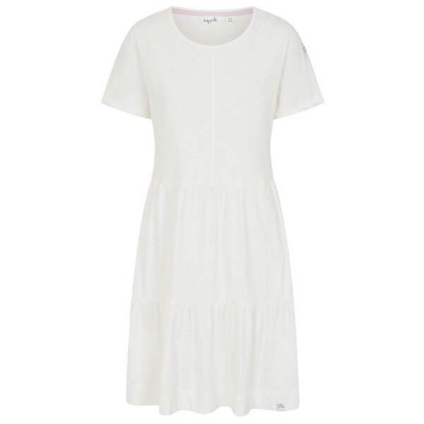 Lazy Jacks LJ524  - Ladies Tiered Dress - White