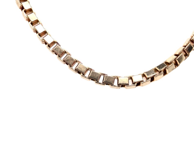 Vintage Tom A heavy  box link neck chain