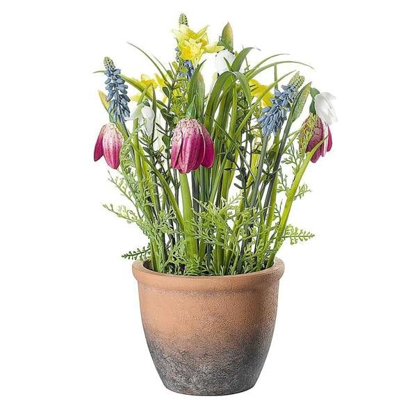 Museum Selection Spring Blooms Faux Arrangement - Home Lighting