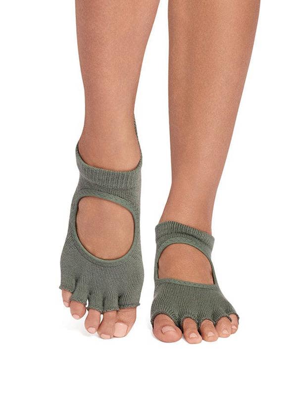 ToeSox Half Toe Bellarina Women's Yoga Grip Socks