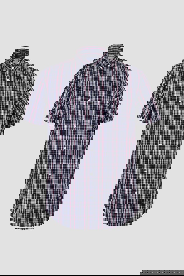 ENORSIA Men's Button Down Short Sleeve Shirt