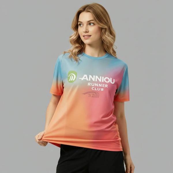 Anniou Women's Dry Fit Running T-shirt