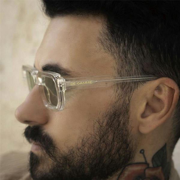 De-Gamme Bold Geometric Rectangle Polarized Sunglasses - Malta