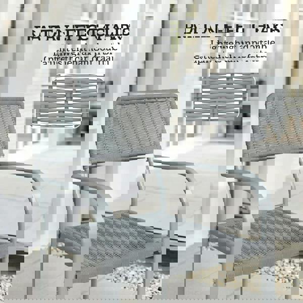 Rattan Dining Chair Set