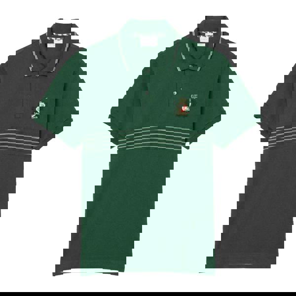 Lacoste Mens L.12.12 Embroidered Classic Polo Shirt - Green - 