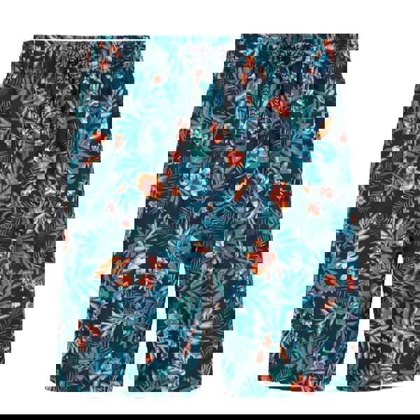 Mountain Warehouse Mens Aruba Floral Swim Shorts - Teal - 