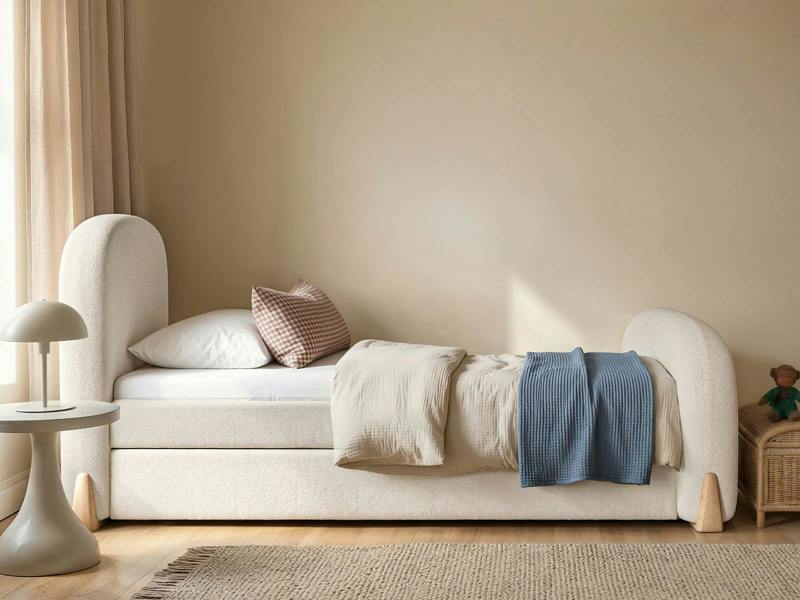 Flair Ines Day Bed with Trundle Cream
