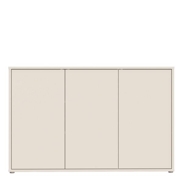 Furniture To Go Alice Springs 3 Door Sideboard with Push-to-Open Doors in Sand